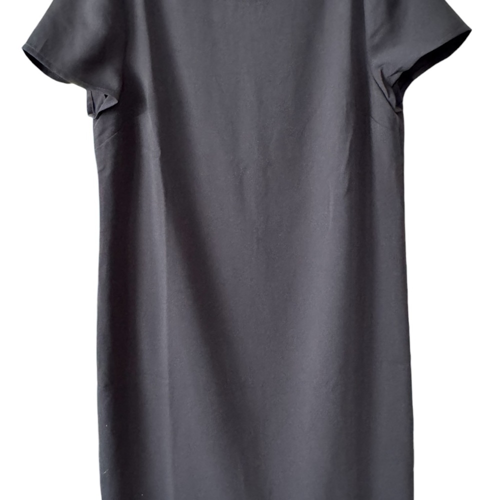J. Crew Black ss Midi Dress NWT Sz 10 Office